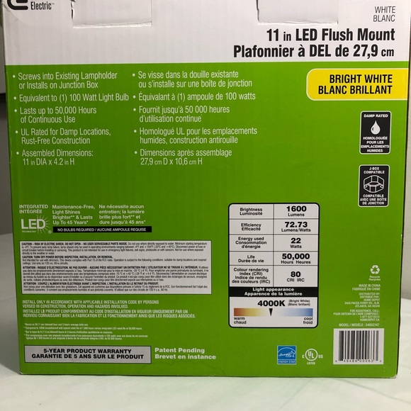 LED ceiling light mount - Picture 3 of 8